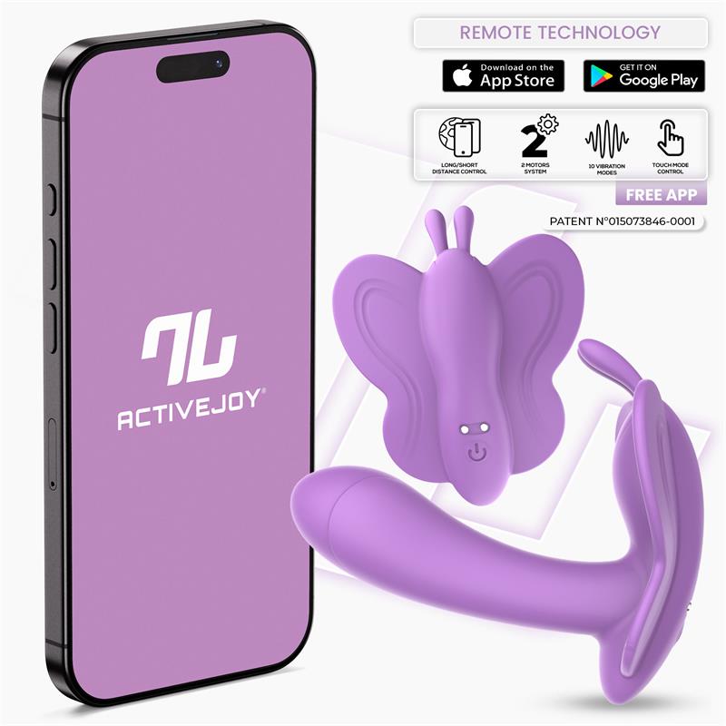 Wingy Estimulador Mariposa con APP Lavanda